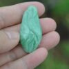 Hand Carved Myanmar Jadeite Flower Pendant, Grade A Gemstone JPT00000004 - Image 4