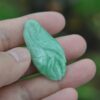 Hand Carved Myanmar Jadeite Flower Pendant, Grade A Gemstone JPT00000004 - Image 8