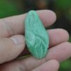Hand Carved Myanmar Jadeite Flower Pendant, Grade A Gemstone JPT00000004 - Image 2