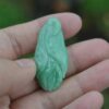 Hand Carved Myanmar Jadeite Flower Pendant, Grade A Gemstone JPT00000004 - Image 6