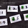 Jade stone jade barrel bead necklace natural jadeite pendant Amulet JPT00000027