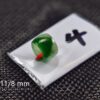 Jade stone jade barrel bead necklace natural jadeite pendant Amulet JPT00000027 - Image 4