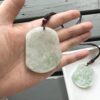 Natural Grade-A Jadeite Jade Dragon & Horse Pendant Set JPT00000013 - Image 8