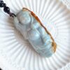 Natural Jadeite Buddha Hand Carving Jade Pendant Handheld Sculpture JPT00000019 - Image 2