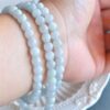 Natural Lavender Jadeite Bead Bracelet 7 mm Beads BEAD00000003 - Image 5