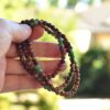 Natural Jadeite Bead Bracelet Multicolor Beads 5 mm BEAD00000004 - Image 3