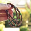 Natural Jadeite Bead Bracelet Multicolor Beads 5 mm BEAD00000004 - Image 5