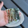 Natural Jadeite Bead Bracelet Multicolor Beads7-8 mm BEAD00000006 - Image 6