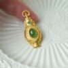Natural Green Nephrite Jade Pendant Silver Necklace JPT00000060 - Image 4