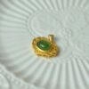 Natural Green Nephrite Jade Pendant Silver Necklace JPT00000061 - Image 5