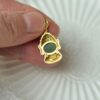 Natural Green Nephrite Jade Pendant Silver Necklace JPT00000064 - Image 6