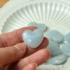 Natural Jadeite Heart Pendant Necklace Grade A Burma Jade JPT00000089 - Image 2