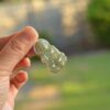 Green Hand-carved Jadeite Buddha of Mercy Amulet Pendant silver JPT00000010 - Image 7