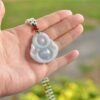 Chinese Jade Laugh Buddha Pendant with jadeite bead chain JPT00000014 - Image 4