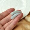 Jade Dragon Teeth Pendant: Natural Green Jade from Myanmar JPT00000091 - Image 5
