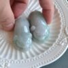 Natural Jadeite Pig Pendant Pair Hand Carved Grade A Jade JPT00000021 - Image 4