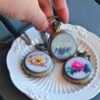Vintage Style Copper Pocket Watch with Natural Jade Lid JPT00000026 - Image 4