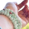 Natural Grade A Jadeite Bead Bracelet Necklace 108 Beads 7.5mm BEAD00000002 - Image 6
