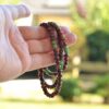 Natural Jadeite Bead Bracelet Multicolor Beads 5 mm BEAD00000004 - Image 7