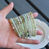 Natural Jadeite Bead Bracelet Multicolor Beads 5 mm BEAD00000005 - Image 3