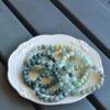 Natural Jadeite Bead Bracelet Multicolor Beads7-8 mm BEAD00000006