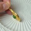 Natural Green Nephrite Jade Pendant Silver Necklace JPT00000060 - Image 2