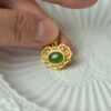 Natural Green Nephrite Jade Pendant Silver Necklace JPT00000061 - Image 3