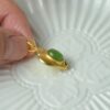 Natural Green Nephrite Jade Pendant Silver Necklace JPT00000063 - Image 4