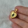 Natural Green Nephrite Jade Pendant Silver Necklace JPT00000063 - Image 6