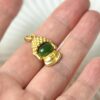 Natural Green Nephrite Jade Pendant Silver Necklace JPT00000064 - Image 5