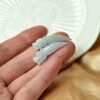 Jade Dragon Teeth Pendant: Natural Green Jade from Myanmar JPT00000091
