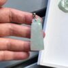 Green Jadeite Pendant Necklace, Handmade Jewelry JPT00000011 - Image 4