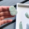 Green Jadeite Pendant Necklace, Handmade Jewelry JPT00000011 - Image 5