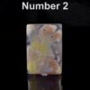 Cherry Blossom Agate Pendant: Pink Waterdrop Necklace (Natural Stone)AGAT0001 - Image 2
