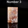 Cherry Blossom Agate Pendant: Pink Waterdrop Necklace (Natural Stone)AGAT0001 - Image 3