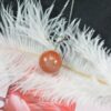 Sakura Agate Pendant Necklace, Sterling Silver Bail, Natural Madagascar Gemstone Ball AGAT0002 - Image 5