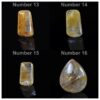 Natural Golden Rutilated Quartz Cabochon Genuine Gold Rutile Quartz Loose Stones Mixed Shapes - Image 5