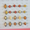 natural, polished Baltic amber ring