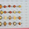 natural, polished Baltic amber ring other half