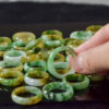 Vintage Burmese Jadeite Band Ring – Antique Finish | Random Selection - Image 3