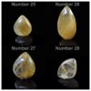 Natural Golden Rutilated Quartz Cabochon Genuine Gold Rutile Quartz Loose Stones Mixed Shapes - Image 8