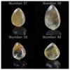 Natural Golden Rutilated Quartz Cabochon Genuine Gold Rutile Quartz Loose Stones Mixed Shapes - Image 11