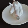 Natural Grade-A Jadeite Donut Pendant Necklace, Silver 925 Setting, Handmade Burmese Jadeite - Image 3