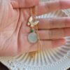 Natural jadeite guard calabash 14k gold-filled necklace - Image 5
