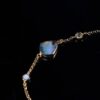 Natural Australian Boulder Opal Silver 925 Bracelet - Image 5