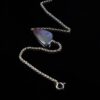 Australian Boulder Opal Bracelet Sterling Silver 925 Minimalist Blue Fire Opal Jewelry - Image 4