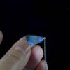 Australian Boulder Opal Bracelet Sterling Silver 925 Minimalist Blue Fire Opal Jewelry