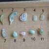 Natural Jadeite Jade Mixed Carving Pendant Collection Assorted Shapes Charms Loose Pieces JPT00107