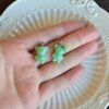 Cute Jade Animal Charms for Kids Little Pig & Teddy Bear Carvings JPT00113 - Image 4