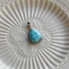 Natural Larimar Teardrop Pendant S925 Sterling Silver Sky Blue Gemstone Necklace - Image 7